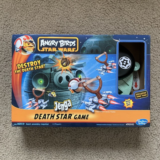 hasbro angry birds star wars jenga death star game
