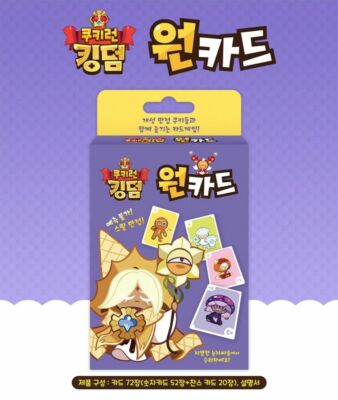 Cookie Run Kingdom Playing Card Game 72 Cards Characters