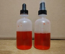 4 oz Polypropylene Plastic Bottles w/Dropper Pipettes OR FINE Mist Sprayers