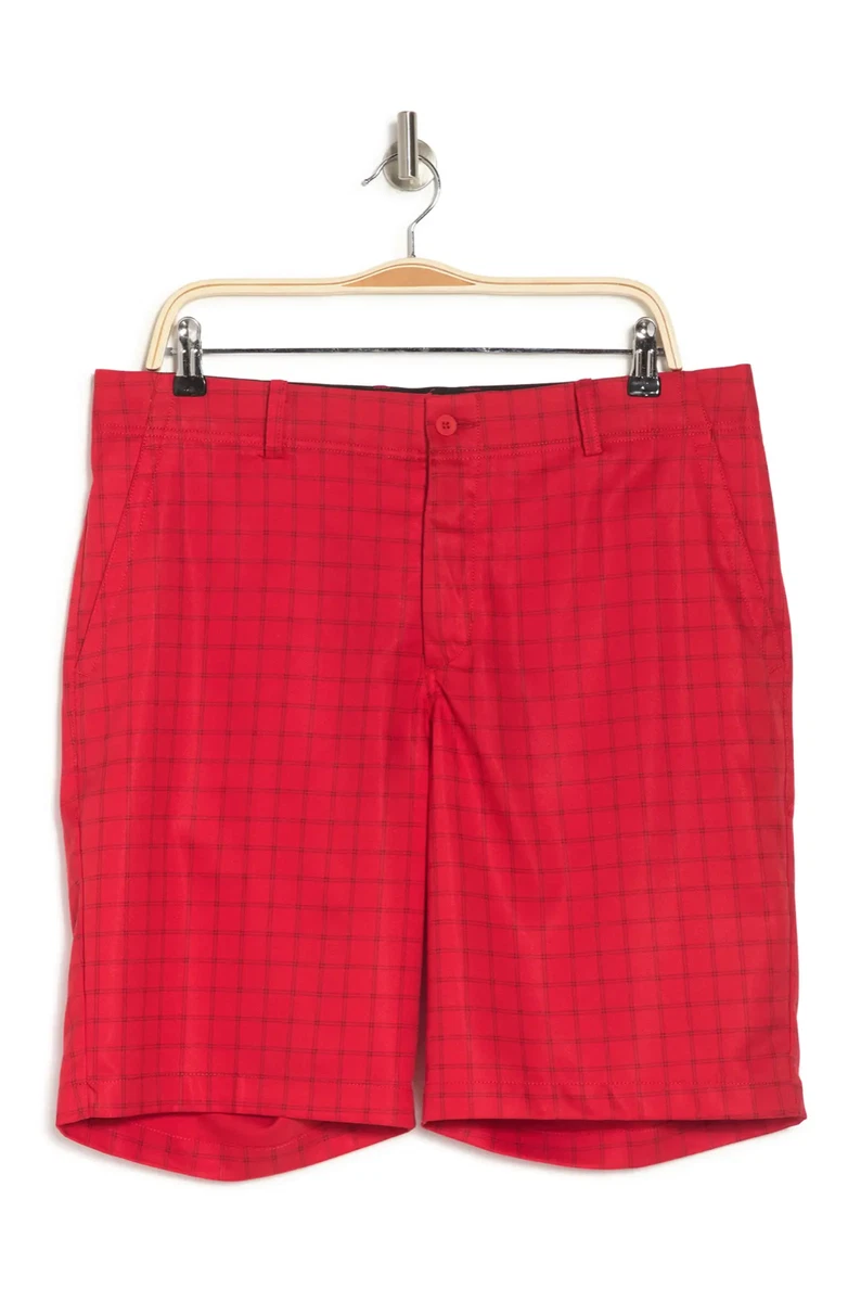 Red nike golf shorts hotsell