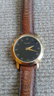 GUCCI 2200L WOMEN QUARTZ WATCH GOLD FILLED | eBay