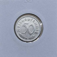 50 Reichspfennig  sehr sch&ouml;n  (W&auml;hlen Sie zwischen: 1939 - 1944 und ABDEFGJ)