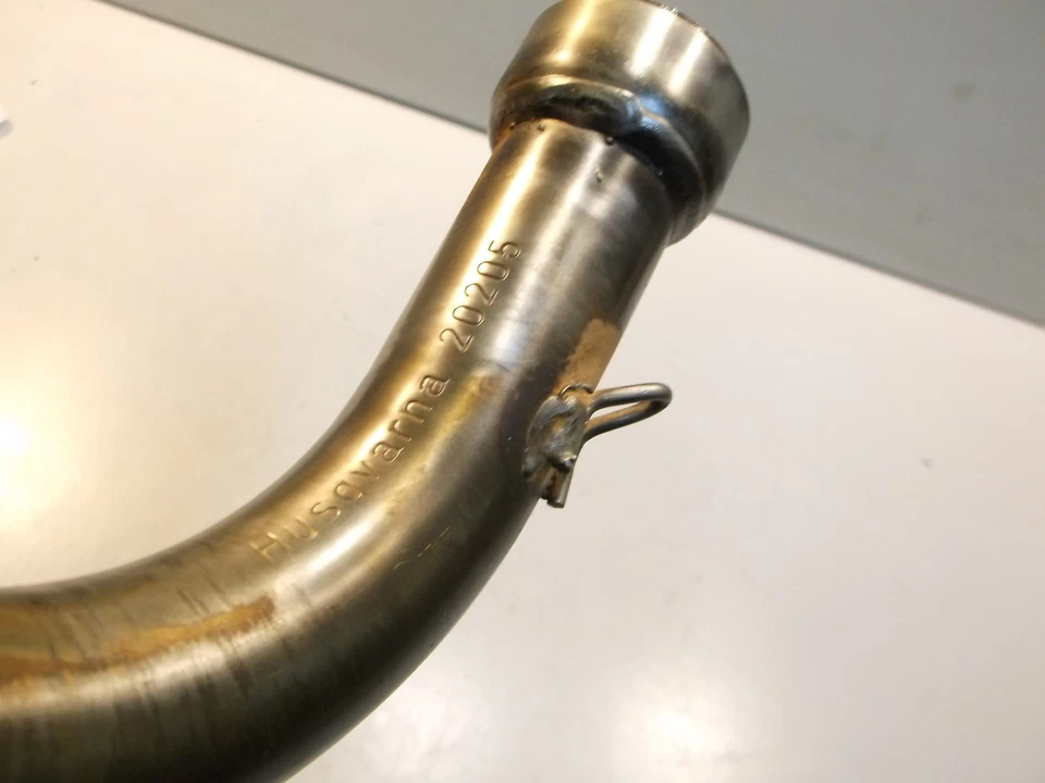 Husky Husqvarna 410 TE410 tubo de escape cabeçalho de escape DIREITO 1999 - Imagem 4 de 4