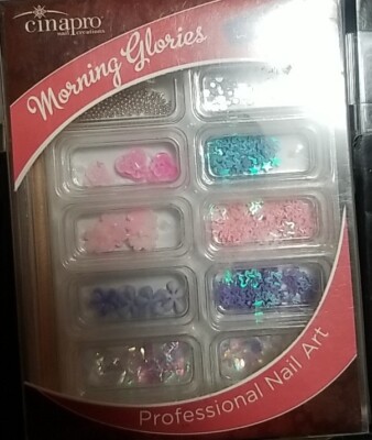 Cinapro Professional Nail Art Morning Glories 10 Color Compartments