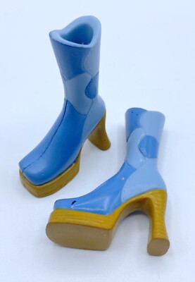 BRATZ DOLL LOT MGA SHOES BOOTS BLUE INDEPENDANCE INDEPENDENCE CLOE