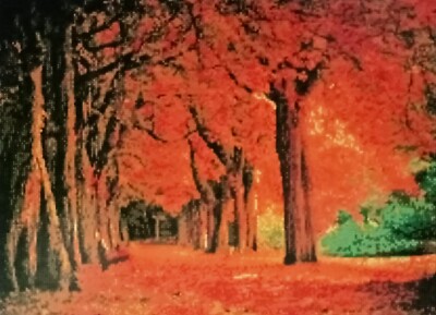 Kustom Krafts - Autumn Grandeur - von Dyan Allaire - Kreuzstichkarte.