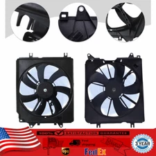 Radiator Cooling Fan Assembly Left+Right Fit 2017 2018 2019 Honda CR-V CRV 2.4L