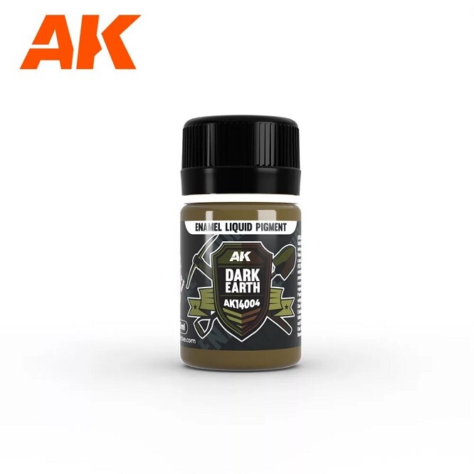 Ak Interactive AK14004 - Dark Earth - Liquid Pigment 35ml - New