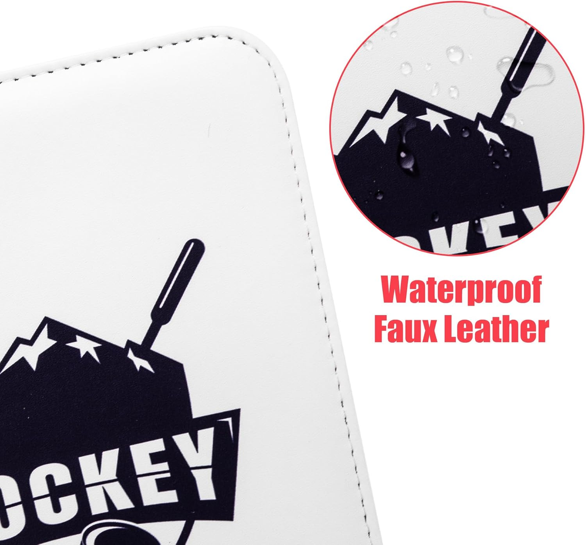 hockey card binder sleeves with 400 Pocket, Hockey Card Holder for Trading Cards, Hockey Card Collector Album Folder Organizer 3 Ring Binder Spots Cards Storage Case Book for Kids Boys Gift These included sheets will store up to 180 cards in acid Hockey Trading Card Binder -