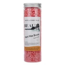 Hard Wax Beans for Face, Underarms, Bikini Hair Remover 14.1 oz  (Rose)