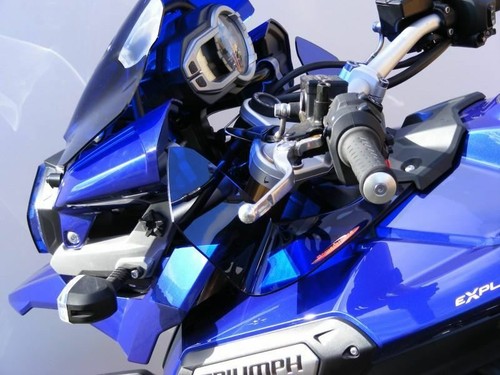 Deflectores de viento tinte oscuro Triumph Tiger 1200 Explorer 12-2015 y XC 13-2015 de Po - Imagen 2 de 5