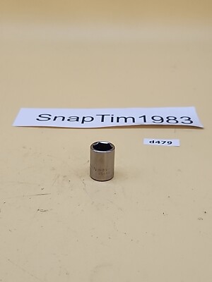 Craftsman Tool 13mm 6 Point 3/8'' Drive Shallow Socket G2-43545 USA 