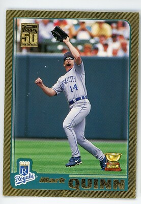 2001 Topps Mark Quinn Gold #721 #1819/2001 Royals