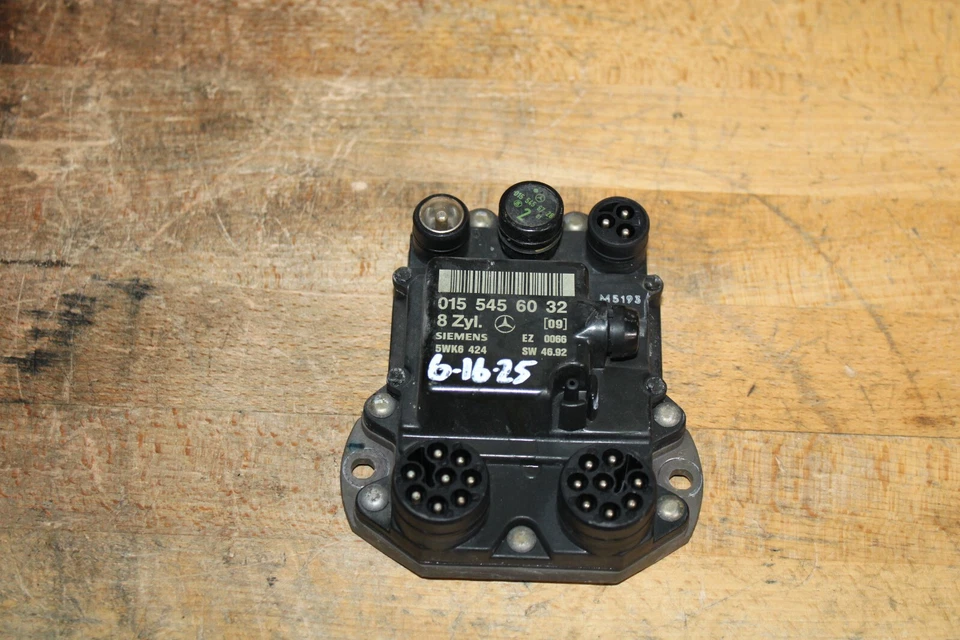 92-95 MERCEDES 400E 400SEL S500 SL500 MÓDULO DE CONTROL DE ENCENDIDO 015 545 60 32 OEM Foto 3 de 4