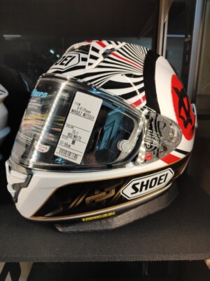 Shoei Full Face Motor cycle Helmet X-fifteen X-15 MARQUEZ MOTEGI4 Size:M From JP