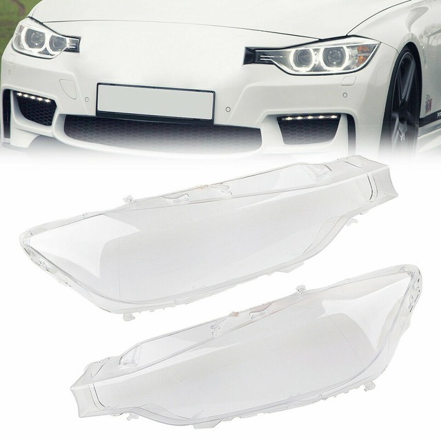 For BMW 3 F30 / F31 Clear Headlight Cover Headlamp Lens Lenses