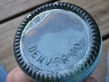 DENVER CO ( COLORADO ) 6 Oz Embossed Coca-Cola Coke Bottle