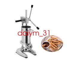 Máquina para hacer churros churrera donuts españoles manivela de 5 boquillas 2L 3L