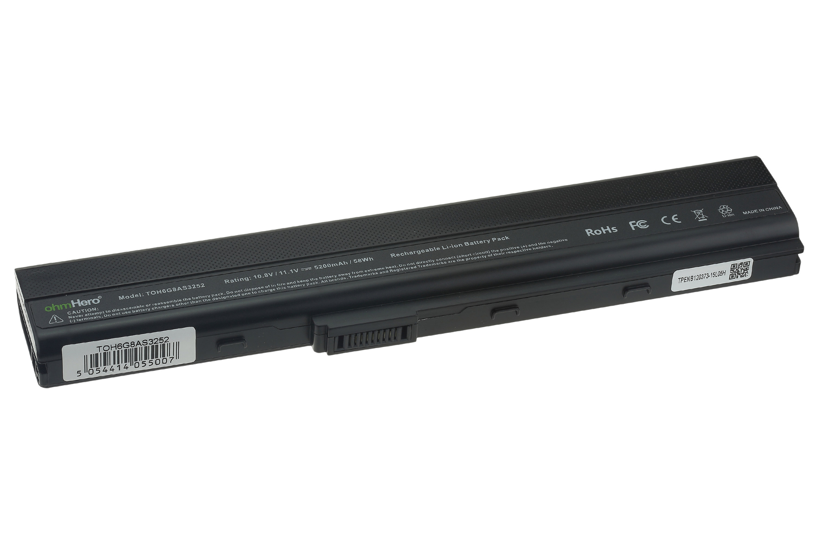 Batteria Asus K52JR 5200 mAh REALI OhmHero NERA | Spedizione Immediata - 2