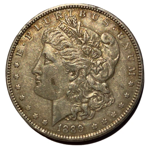 1889 Morgan Silver Dollar AU