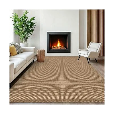 EARTHALL Area Rugs 6x9 Ft Washable Living Room Rugs Boho Cotton Rubber Backed... - Image 1 of 4