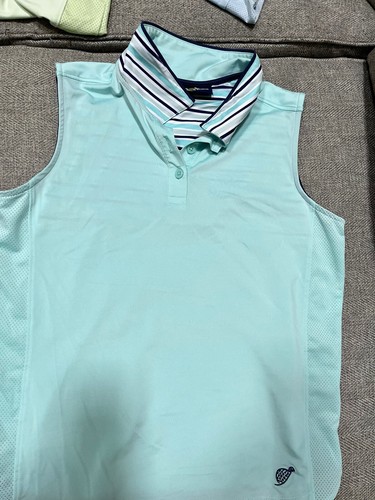 3 Turtles & Tees Girl XL Golf Sleeveless Performance Polo Shirts - Picture 2 of 7