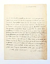 1783 CLAUDE FAUCHET GUILLOTINED FRENCH REVOLUTIONIST - HANDWRITTEN SIGNED LETTER