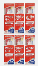 Image of WHITE GLO Extra Strength Whitening Toothpaste Professional Choice -Pack of 6