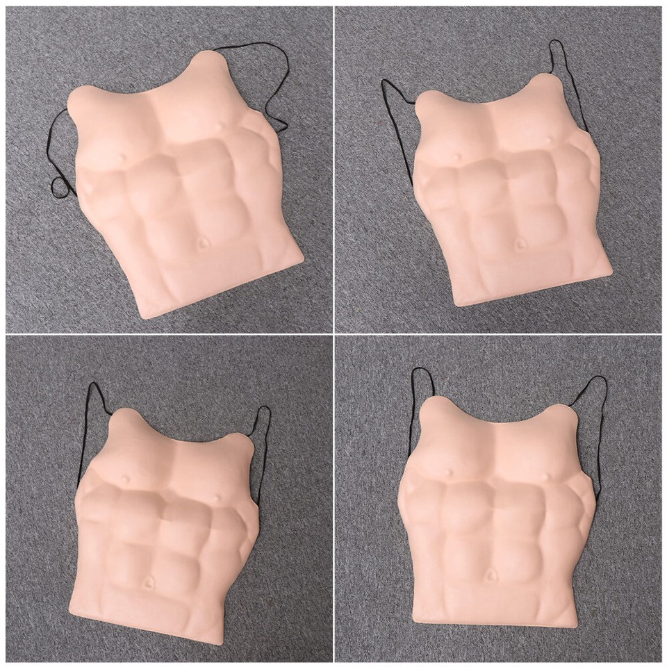 Fake Pectoral Muscle Decorative Props Lightweight Costumes Man eBay