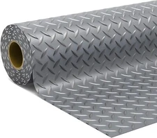 Garage Floor Mat Vinyl Flooring Roll Trailer Floor Covering Flooring Raised Mat