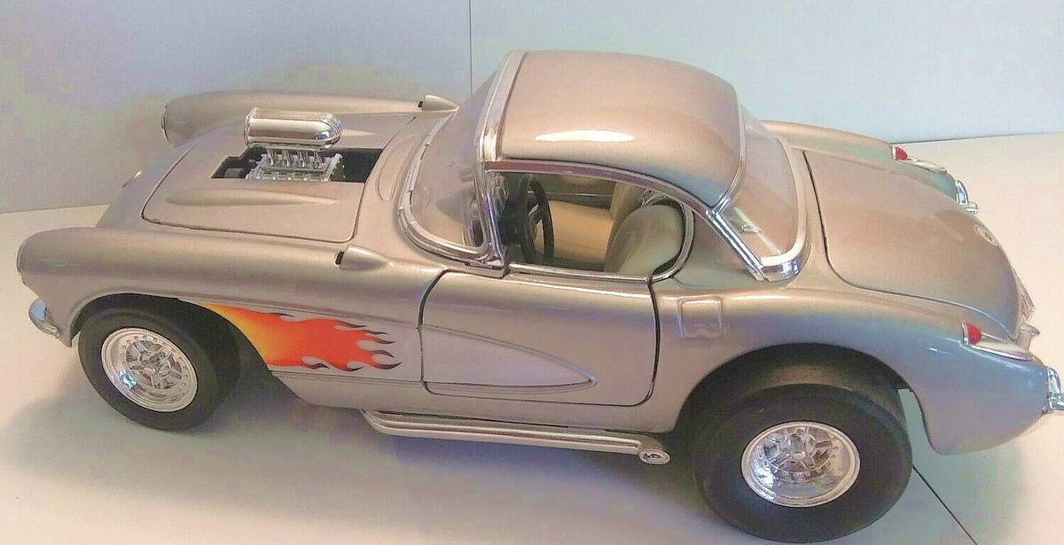1/18 1957 Corvette gasser loose , a displayed piece | eBay