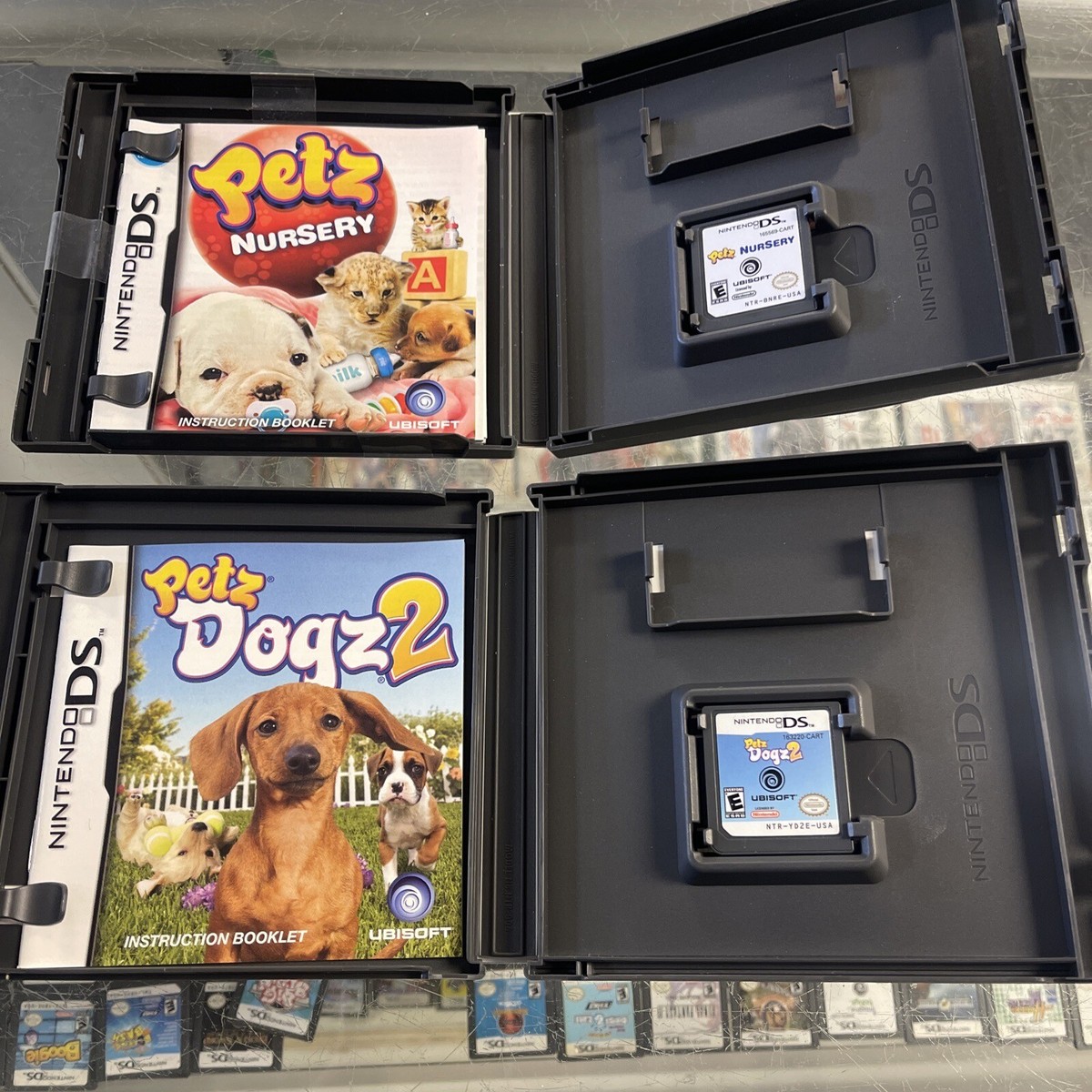 Bundle Petz Dogz 2 + Petz Nursery Nintendo DS Complete in Box CIB