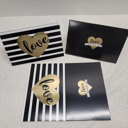 Valentine's Day Heart Greeting Cards 24 W/ ENVELOPES - Blank Inside - 6"x4" Love - Picture 12 of 24