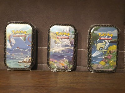 Pokémon Shining Fates Glänzendes Schicksal Mini Tin Box Booster DE Neu