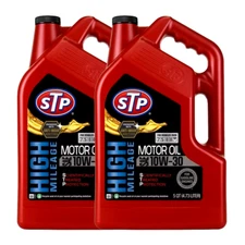 STP SAE 10W-30 High Mileage Conventional Gasoline Engine Oil - 10 Quart