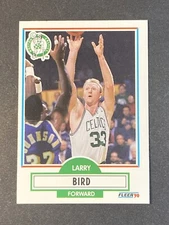 Larry Bird 1990 Fleer # 8 (Error) See Item Description