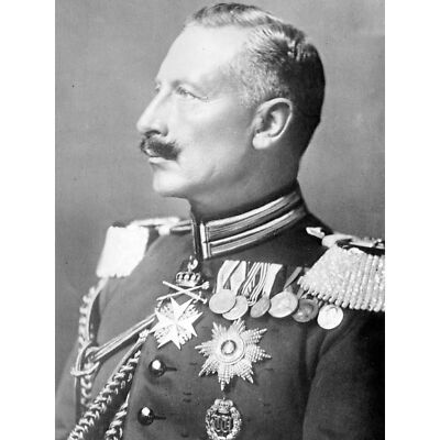 Bain 1914 Portrait Kaiser Wilhelm II Deutschland Foto großer Kunstdruck 18x24''