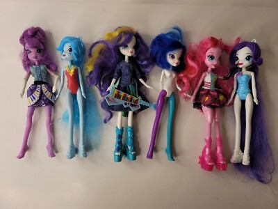 My Little Pony EQUESTRIA GIRLS Lot Of 6 MLP