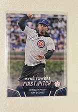 2024 Topps Series 2 MYKE TOWERS First Pitch #FP-2 Cubs