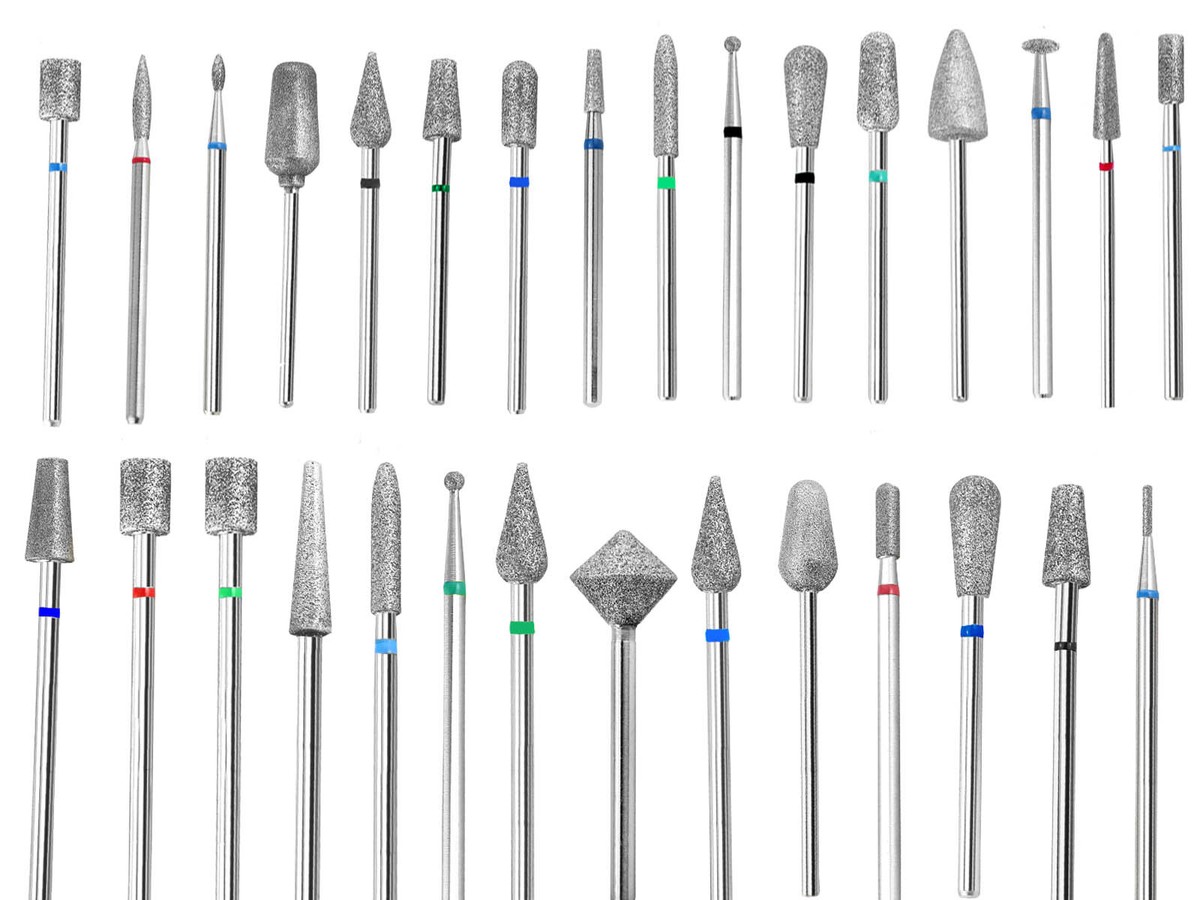 Diamantschleifer-Fräser Mittlere Körnung – Für Hühneraugen, Nägel & Hornhaut, Passend Für Viele Geräte