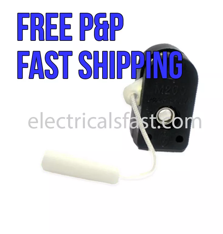 DENCON SIDE PULL CORD SWITCH 2 AMP FREE SHIPPING