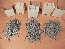 vis à bois 1 -1/2" X #8 , 1 -1/4 X #8 tête plate plaquée CADMIUM vintage années 100