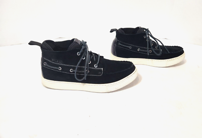 Polo Ralph Lauren Chukka 100 Black Suede Sneaker Boots 14557  display picture 1
