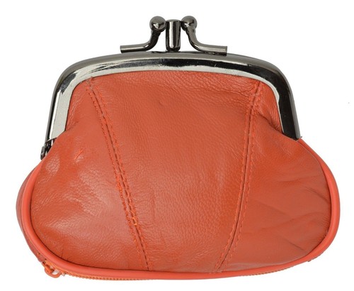 Genuine Leather Women's Coin Purse Change Holder Wallet - Picture 17 of 18