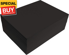 Black EVA Foam Sheets, 20 Pack, 6mm Extra Thick, 9 x 12 Inch, Black Color, for A