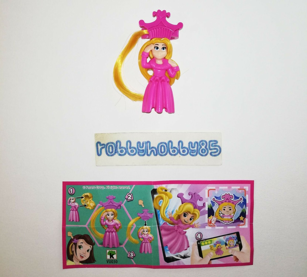 Vu030 Bea + Bpz Kinder Surprise Italy 2021/2022 Princesses