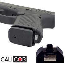 Laser Engraved Machined Metal Grip Frame Insert Plug for Glock Gen 4-5 USA Flag