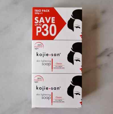 Kojie San Acid Seife 3x 65g Hautaufhellung lightening whitening Philippinen