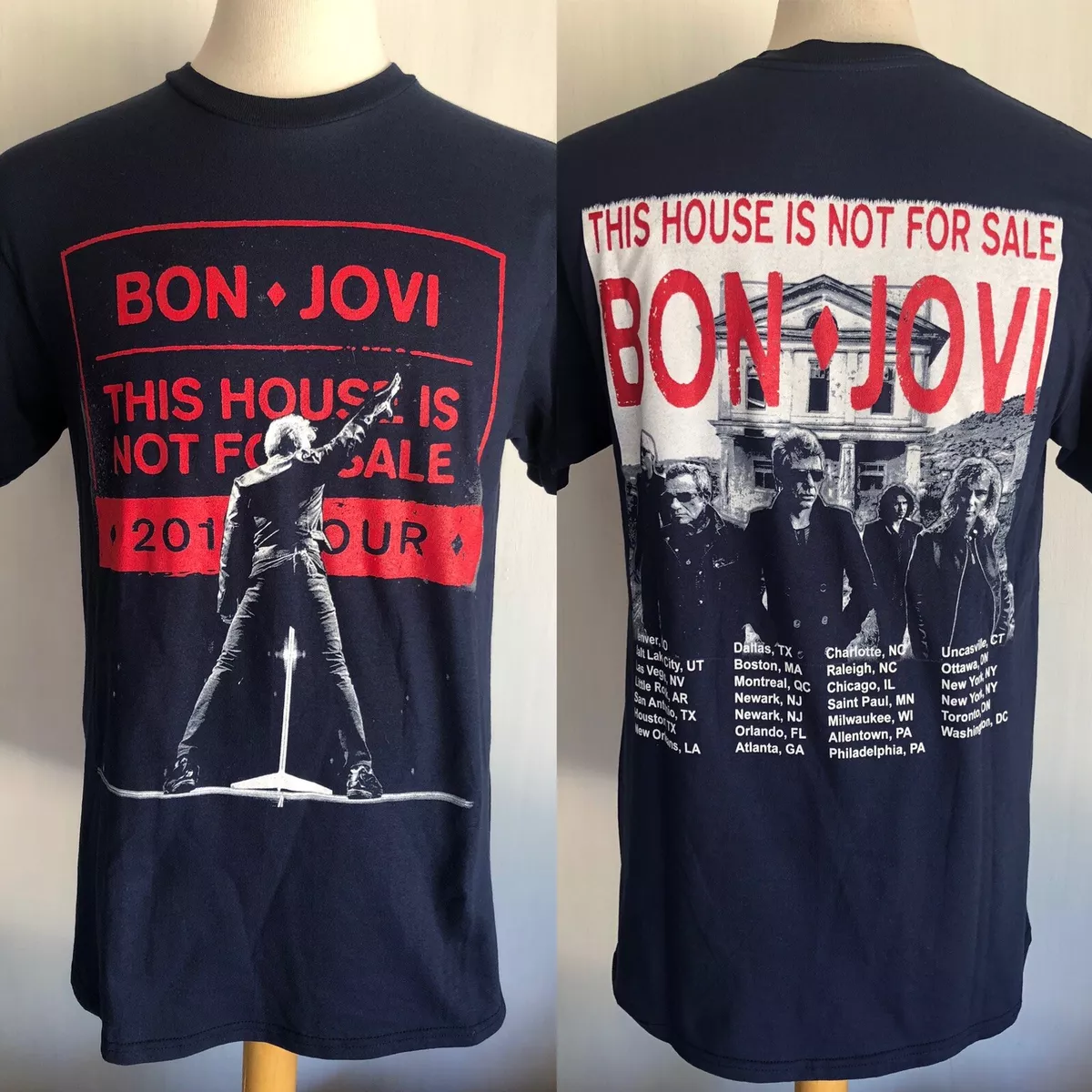 BON JOVI (2017) &#034;This House Is For Sale&#034; T-Shirt M/L/XL | eBay