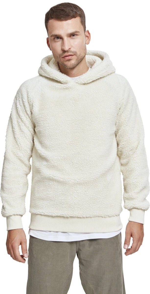 OFF WHITE Felpa con cappuccio Urban Classics felpa con cappuccio sherpa bianca sporca